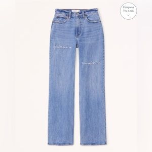 Abercrombie & Fitch NWT - 90s High Rise Relaxed Curve Love Jeans - Size 27